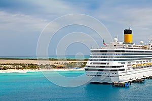 Cruise Ship in Turks and Caicos Islands photo