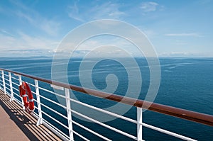 Cruise ship view