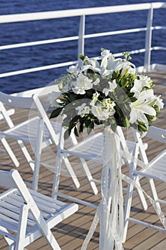 Cruise ship wedding