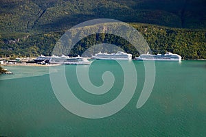 Cruise Ships Docking at Alaska