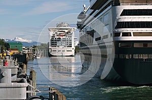Cruise Ships In Juneau, Alaska