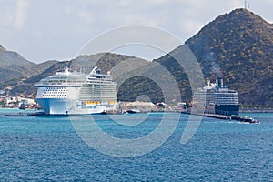 Cruise Ships in Philipsburg, St. Maarten