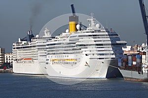 Cruise Ships in port photo