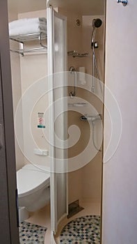 Cruise - Shower in Stateroom