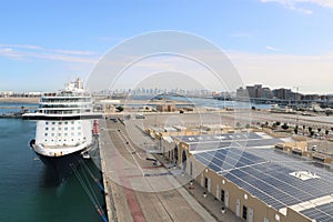 Cruise terminal at Port Rashid, Dubai