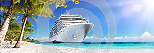Cruise To Caribbean With Palm Trees photo