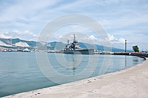 Cruiser Mikhail Kutuzov in Novorossiysk