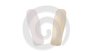 Cruiser skateboard decks isolated mockup 3D rendering