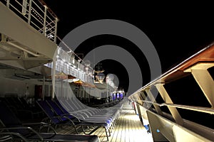 Cruiseship Night Walk Space