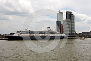 Cruiseship in Rotterdam