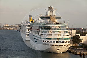 Cruiseships in Maimi Port