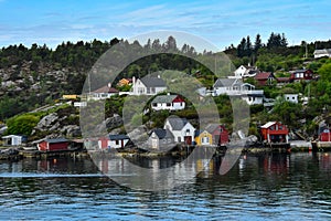 Cruising into Bergen Norway