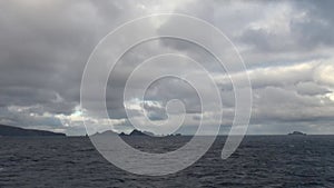 Cruising Cape Horn on Hornos Island, Tierra del Fuego, Chile, South America