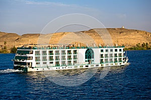 Cruising down the Nile in a River Cruise Ship