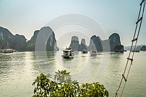 Cruising in Halong Bay, Vietnam