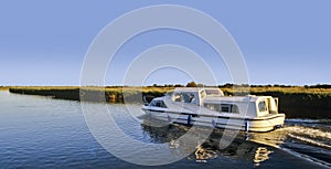 Cruising on the norfolk broads photo