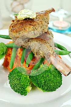 Crumbed Lamb Cutlets photo