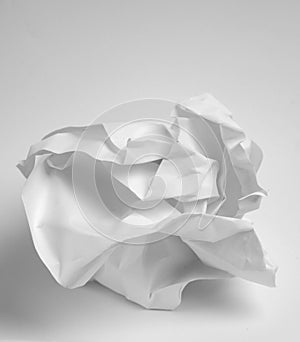 Crumbled up paper