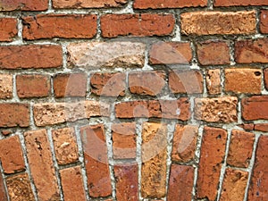 Crumbling brickwork