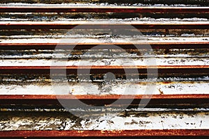 Crumbling cement steps