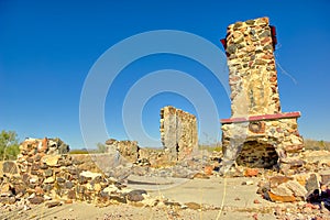 Crumbling past of Tonopah Arizona
