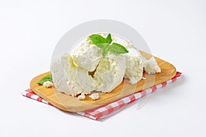 Crumbly white cheese