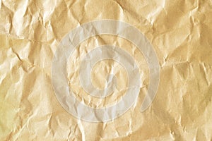 Crumple brown paper background