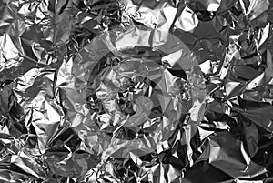 Crumpled aluminium foil