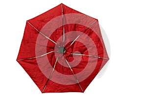 Crumpled folding umbrella