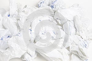 Crumpled Grocery Plastic Bags