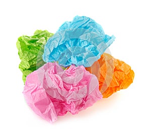 Crumpled paper