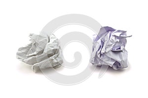 Crumpled paper