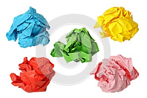 Crumpled paper