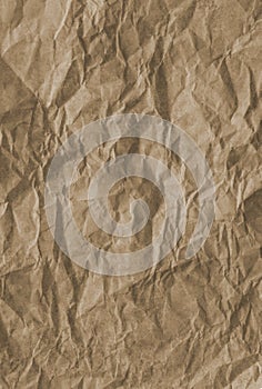 Crumpled Paper Bag Background