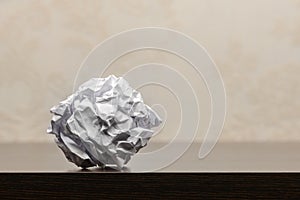 Crumpled Paper Ball