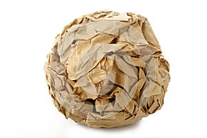 Crumpled paper