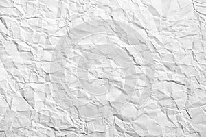 Crumpled paper sheet