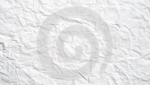 Crumpled paper sheet