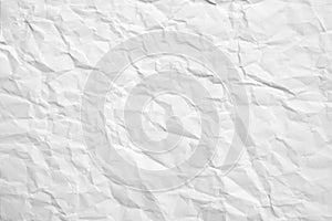 Crumpled paper sheet