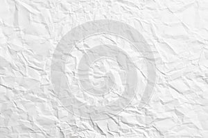 Crumpled paper sheet