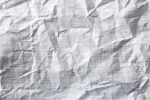 Crumpled paper texture background, close up