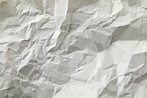 Crumpled paper texture background, close up