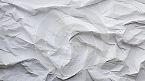 Crumpled paper texture close-up, abstract background, ai generated