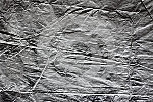 Crumpled polyethylene texture