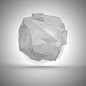 Crumpled sphere