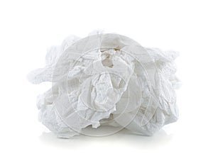 Crumpled tissue paper