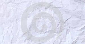 Crumpled White art paper background