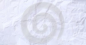 Crumpled White art paper background