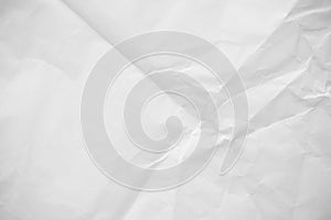 Crumpled white paper texture
