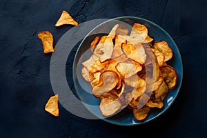 Crunchy cassava chips, a savory snack for any occasion